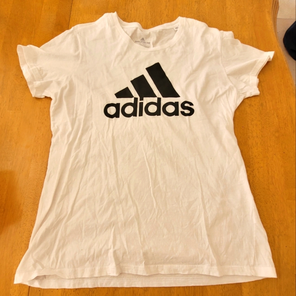 Womens White XL Adidas Shirt